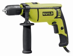Guild - 13mm Keyless Corded Hammer Drill - 750W